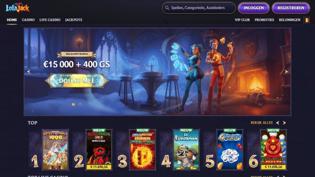 homepage van no cruks goksite van lolajack casino